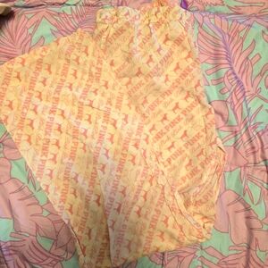 Vintage pink pajama pants